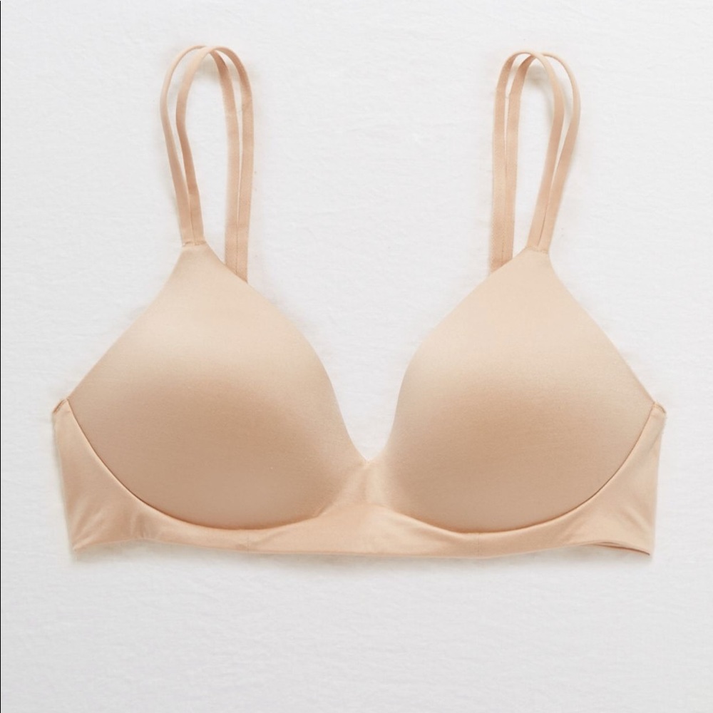 aerie real sunnie wireless push up bra